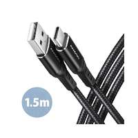 Axagon AXAGON BUCM-AM15AB HQ USB-C USB-A Cabel 1,5m Black