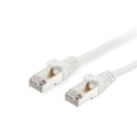 Equip Equip Kábel - 606001 (S/FTP patch kábel, CAT6A, LSOH, PoE/PoE+ támogatás, fehér, 0,25m)