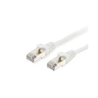 Equip Equip Kábel - 606001 (S/FTP patch kábel, CAT6A, LSOH, PoE/PoE+ támogatás, fehér, 0,25m)