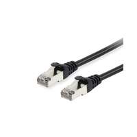 Equip Equip Kábel - 606102 (S/FTP patch kábel, CAT6A, LSOH, PoE/PoE+ támogatás, fekete, 0,5m)