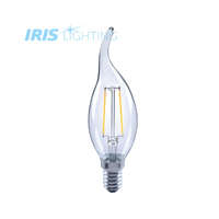 Iris Iris Lighting Filament Bulb Longtip FLCT35 4W/4000K/360lm aranyszínű gyertya E14 LED fényforrás