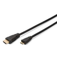 Assmann Assmann HDMI High Speed Ethernet connection cable HDMI - mini HDMI 2m Black