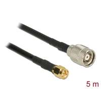 Delock DeLock Antenna Cable RP-TNC plug > SMA plug RG-58 C/U 5m Black