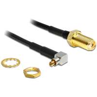 Delock DeLock Antenna Cable SMA Jack Bulkhead > MC-Card Plug 90° 200mm