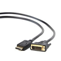 Gembird Gembird CC-DPM-DVIM-1M DisplayPort to DVI-D (Dual Link) (24+1) adapter cable 1m Black
