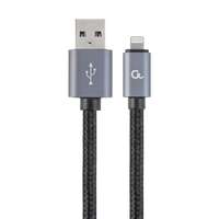 Gembird Gembird CCB-mUSB2B-AMLM-6 USB2.0 - Lightning cable 1,8m Black