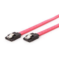 Gembird Gembird SATA III Data Cable With Metal Clips 30cm Red