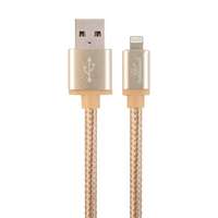 Gembird Gembird CCB-mUSB2B-AMLM-6-G USB2.0 - Lightning cable 1,8m Gold