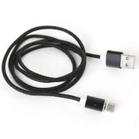 Platinet Platinet Micro USB to USB Magnetic Plug Cable 1m Black