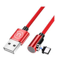Usams Usams U54 Right-angle Aluminum Alloy Magnetic Charging Cable Micro Red