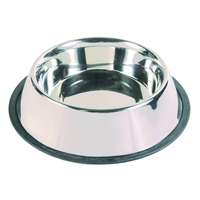 Trixie rozsdamentes, gumiperemes fém tál 1,75L