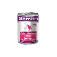 Gemon Dog adult medium Marha&Máj konzerv 415g