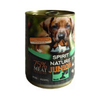  Spirit of Nature Dog Junior HYPOALLERGEN konzerv Bárány&Nyúl 415g