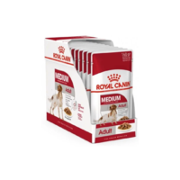 Royal Canin medium adult szószos alutasak 10x140g