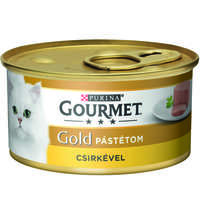 GOURMET GOLD Csirkével pástétom nedves macskaeledel 85g