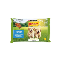 FRISKIES Junior szószos válogatás kölyök kutyáknak 4 x 85 g