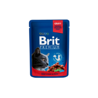 Brit Cat Prémium Marhás nedveseledel 100g