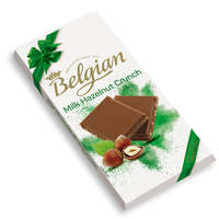 Belgian Belgian Milk Hazelnut Crunch mogyorós tejcsokoládé - 100 g