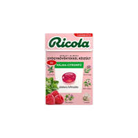 Ricola Ricola cukorka málna-citromfű - 40g