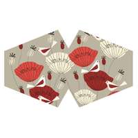 Ancient Mosható Maszk - Mákvirágok (Felnőtt)