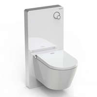 Rocaw Komplett WC és bidé prémium WC tartállyal fehér színben üveg borítással luxus kivitel