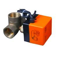 Jago 12V motoros szelep 3 járatú zónaszelep keverőszelep váltószelep DN15 ½" BB csatlakozók kisfeszültségű motoros oda-vissza kapcsolás