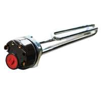 NEW ENERGY CO.,LTD Fűtőpatron 230V 1500W cekász 1+1/4" azaz 5/4" beépített termosztát Elektromos fűtőbetét tartály, tároló, bojler számára 1,5 kW