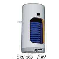 DRAZICE 100 literes fali tároló 1m² hőcserélő + 2,2 kW fűtőbetét Drazice 5 év garancia. Használati melegvíz indirekt tároló, bojler napkollektor számára is