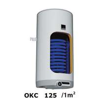 DRAZICE 125 literes fali tároló 1m² hőcserélő + 2,2 kW fűtőbetét Drazice 5 év garancia. Használati melegvíz indirekt tároló, bojler napkollektor számára is