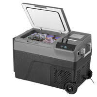 VEVOR 35 literes hordozható kompresszoros autós hűtőláda beépített jégkészítő funkció - B35MI