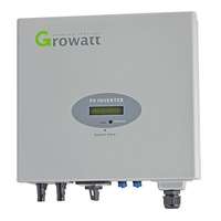 Growatt 4,2 kW napelem inverter – Growatt hálózatba visszatápláló inverter Névleges teljesítmény: 4200 W Maximális teljesítmény: 4400 W