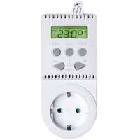 Termosztát konnektorba dugható pl. infrapanel hősugárzó számára. Konnektoros hőmérséklet szabályzó kapcsoló hősugárzó, elektromos fűtőtest számára