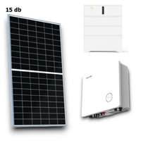 Raja Napelemes rendszer 9 kWh energiatárolóval, monokristályos napelemmel, 5 kW-os 3 fázisú inverterrel