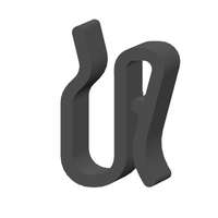 Napelem vezeték rögzítő műanyag klipsz U alakú kábelszorítóval