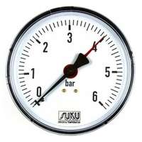 ALIGVAROM Nyomásmérő óra manometer 1/4" hátsó rögzítés 0-4 bar