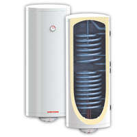 Sunsystem SZÁLLÍTÁS SÉRÜLT! 200 literes Sunsystem S2 indirekt BB típusú FALI tároló, 2 hőcserélős, jobbos 3 kW fűtőbetét. HMV tároló 2 hőcserélő bojler napkollektor mellé