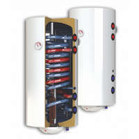 Sunsystem 200 literes Sunsystem indirekt BB típusú FALI tároló, 2 hőcserélős, jobbos 3 kW fűtőbetét. HMV tároló 2 hőcserélő bojler napkollektor mellé