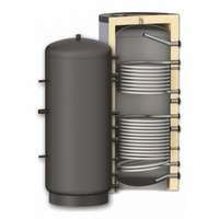 SUNSYSTEM Fűtési puffer tartály - 2 hőcserélővel 1500 literes tartály melegvíz tárolás céljára. Sunsystem PR2 1500
