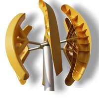 Smartwind Függőleges tengelyű szélturbina SW300 12V 24V 300W 6 lapáttal, vertikális tengelyű szélkerék áramtermelésre