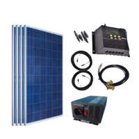 Mastervolt Szigetüzemű napelem rendszer 12V - 230V 1000W 1 kW akkumulátor nélkül.