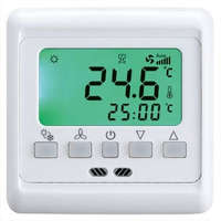 Infra Digitális termosztát elektromos padlófűtéshez fehér 16A