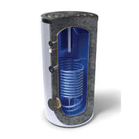 TESY 1000 literes TESY 1 hőcserélős álló, indirekt tároló fűtés és napkollektor bojler. Használati melegvíz tároló, zománcozott tartály HMV