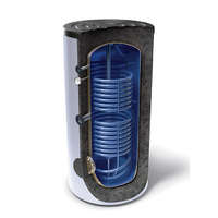 TESY 1000 literes TESY 2 hőcserélős álló, indirekt tároló fűtés és napkollektor bojler. Használati melegvíz tároló, zománcozott tartály HMV