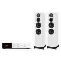 Audiolab Audiolab 9000A - ezüst + Wharfedale EVO 5.4 sztereó szett