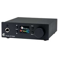 Pro-Ject Pro-Ject Pre Box S2 Digital 2023 Edition DA konverter és fejhallgató erősítő - fekete