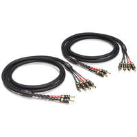 Viablue Viablue SC-4 Bi-Wire T8 szerelt hangfal kábel (2x2.5 m) - Black Edition