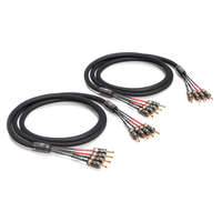 Viablue Viablue SC-4 Bi-Amp T8 szerelt hangfal kábel (2x2.5 m) - Black Edition