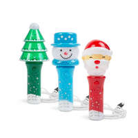 Family Karácsonyi LED lámpa - színes LED-es - 13,5 cm - 3 féle