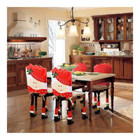 Family Karácsonyi székdekor szett - Télanyó - 50 x 55 cm - piros/fehér