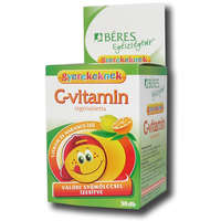  Béres c-vitamin rágótabletta gyerekeknek citrom-narancs 30 db